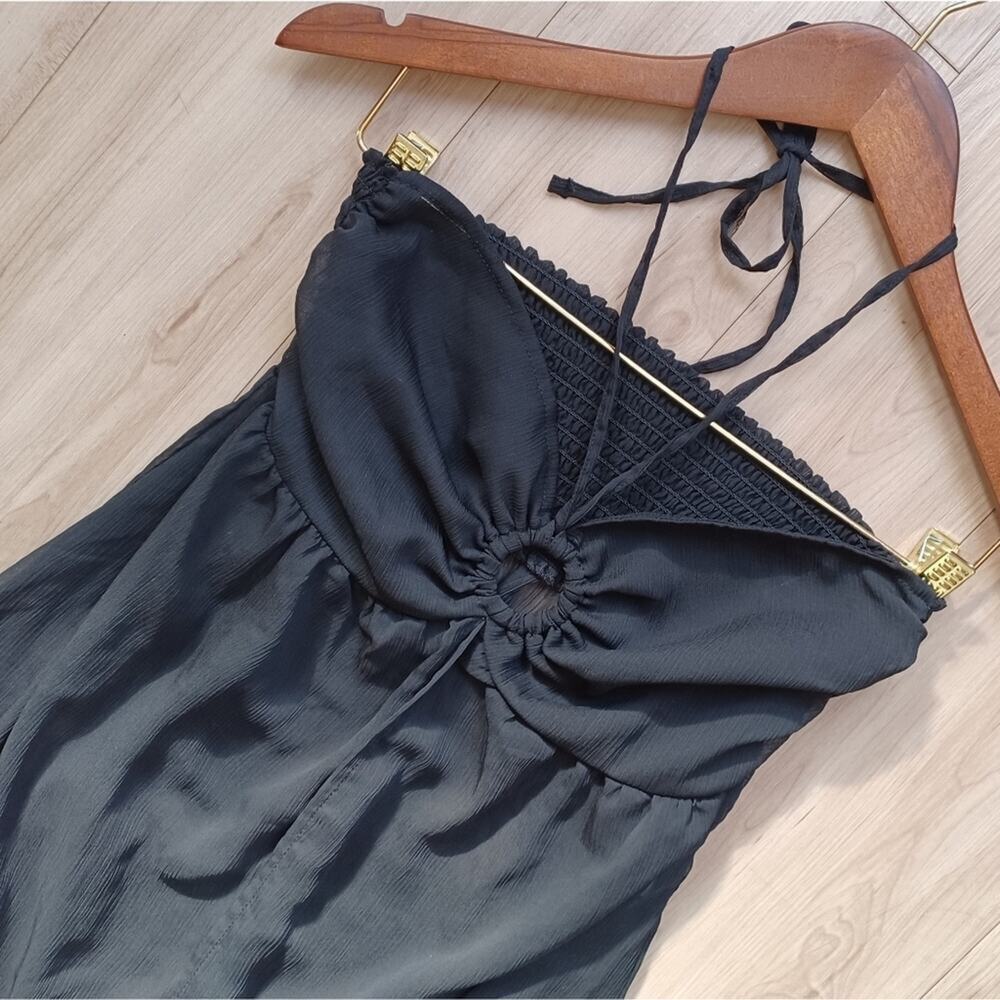 Tommy Bahama Halter Sheer Swim Coverup Black NWT S - Picture 12 of 16